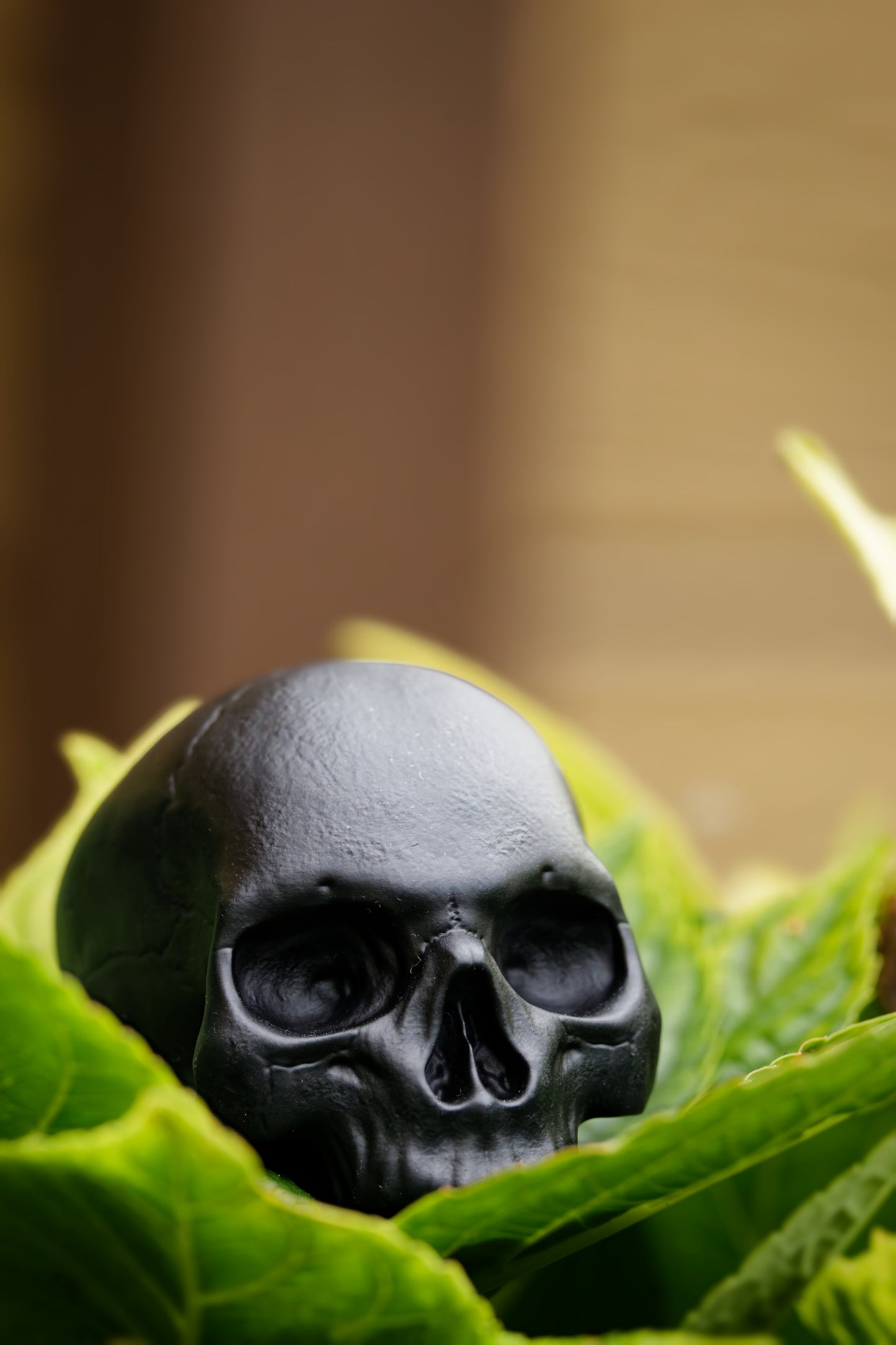 Skull Ornament (Satin Black)