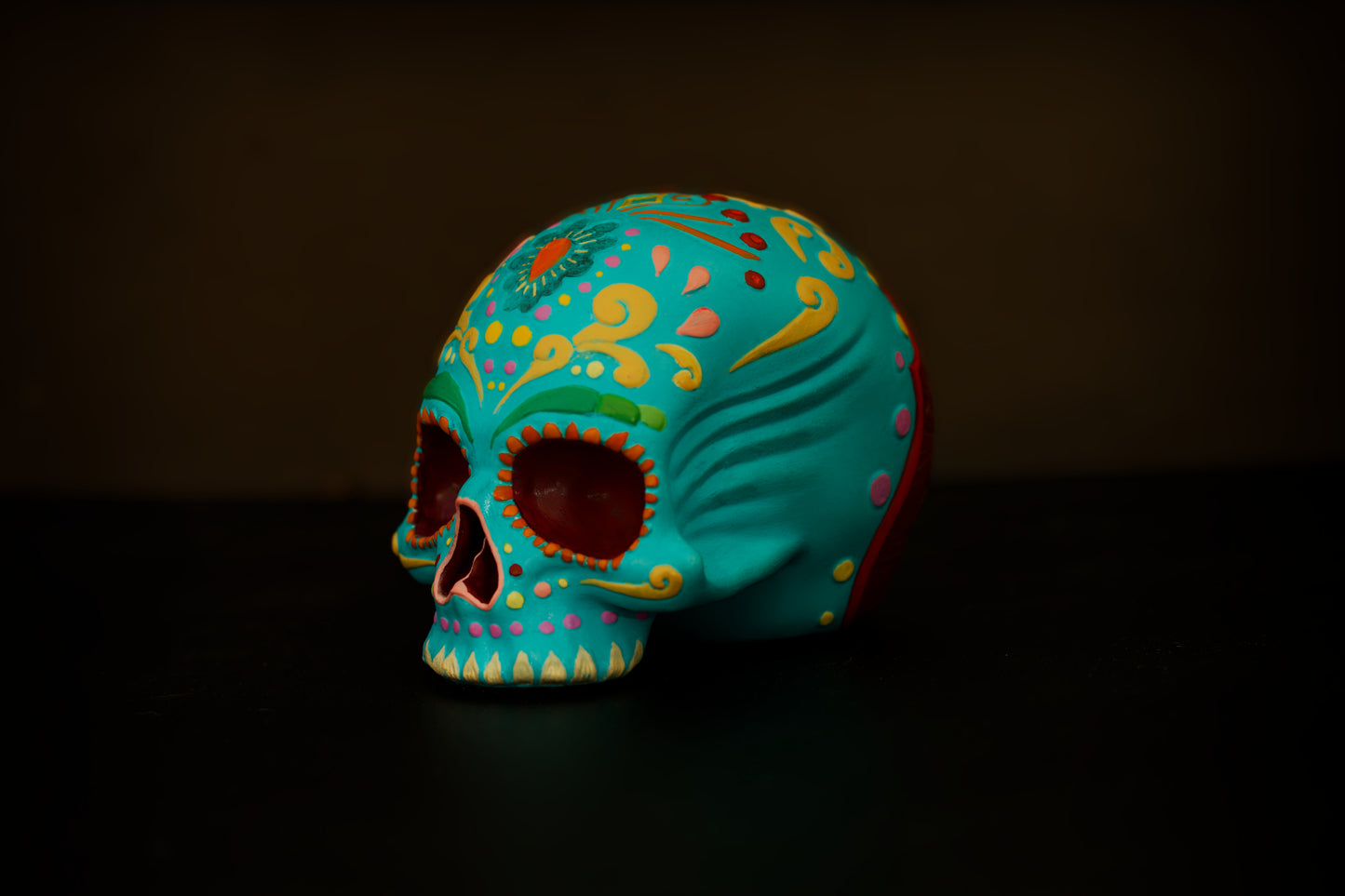 Day Of The Dead Skull (Hand Painted Finish)