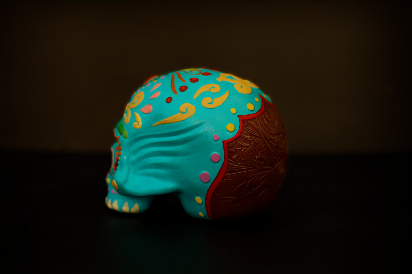 Day Of The Dead Skull (Hand Painted Finish)