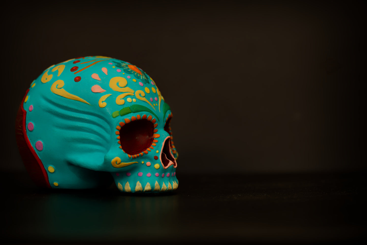 Day Of The Dead Skull (Hand Painted Finish)