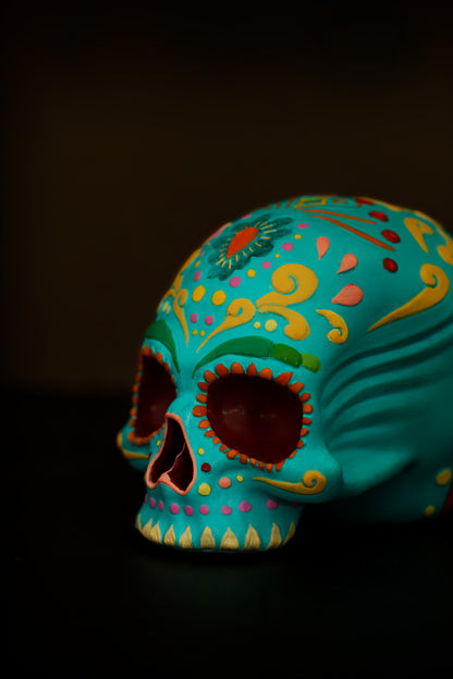 Day Of The Dead Skull (Hand Painted Finish)