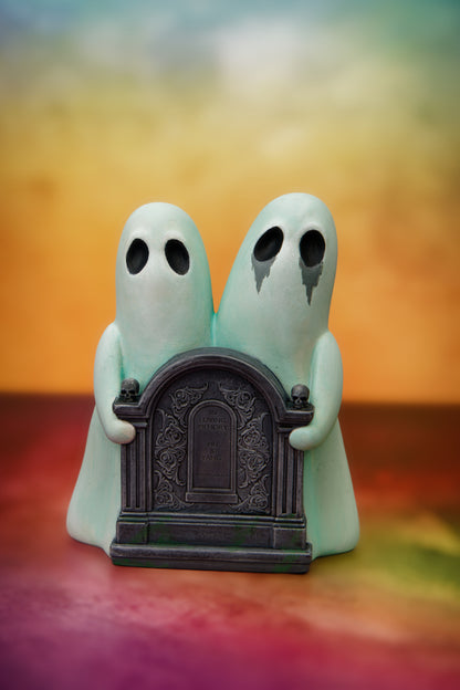 Yin & Yang The Siamese Ghosts (Hand Painted Finish)