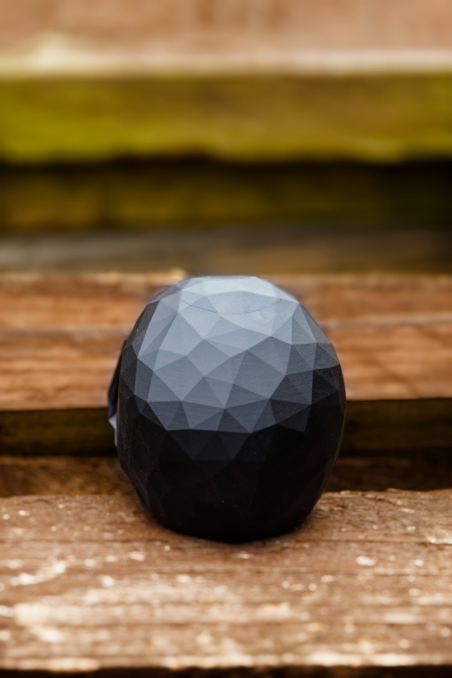 Skull, Low Poly (Satin Black)